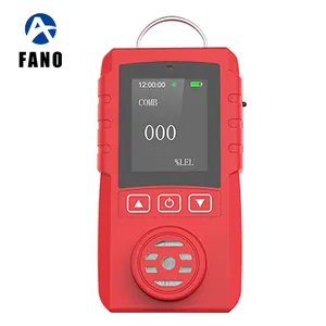 FANO מקצועי טבעי מנתחי גז אתילן H2S O2 שיתוף H2 LEL רב נייד גז גלאי