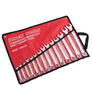 Carbon Steel Metric 6-32 Mm 14pcs <strong>Combination</strong> <strong>Wrench</strong> <strong>Set</strong> - Product Image 1