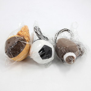 Giocattolo per Cani con Palla Retrattile in Peluche, Corda Elastica per Trazione, Palla Interattiva per Addestramento e Masticazione per Cuccioli - Product Image 2