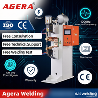 Machine de soudage par points pneumatique Agera 380V en acier inoxydable 130KW avec interrupteur à pédale