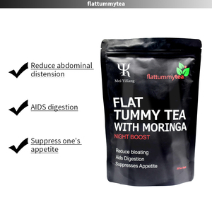 Precio de fábrica, venta al por mayor, té de barriga plana para pérdida de peso rápida personalizado, Té adelgazante de desintoxicación del apetito con <span class=keywords><strong>moringa</strong></span> - Product Image 5
