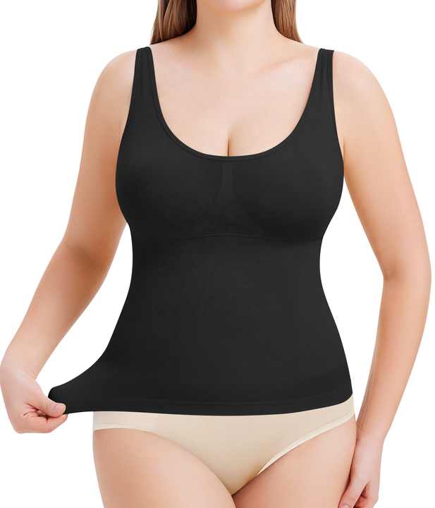 Women Compression Tank Tops Tummy Control Shapewear Vest Seamless Waist Body Shaper Slimming