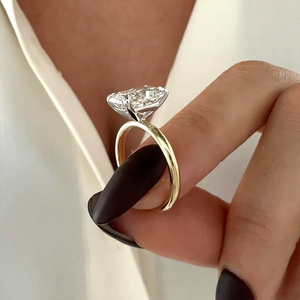 Anillo de Diamante Cultivado en Laboratorio con Certificado IGI de 1 Quilate, Corte Radiante, Joyería de Lujo - Product Image 3