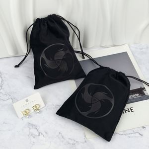 Sac en velours de haute qualité avec cordon de serrage, sac en velours anti-poussière, pochette en velours recyclable pour bijoux, pour le rangement et l'emballage - Product Image 6