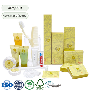 Custom Private Label Hotel Disposable <strong>Soaps</strong> and Toiletries Kit Cheap Hotel <strong>Guest</strong> Room Amenities Set With Logo - Product Image 1