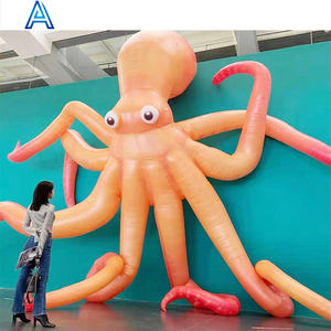 Exposition spectacle <span class=keywords><strong>d</strong></span>écoration scène zoo parc fête <span class=keywords><strong>club</strong></span> bar concert lumière LED poulpe gonflable dessin animé animal ballon modèle <span class=keywords><strong>jouet</strong></span> - Product Image 1