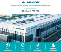 AQUOR 220V 750W 1PS 40M Max. Förderhöhe 100L/min Elektrische Haushalts-Reinwasserpumpe Energieeffiziente Oberflächen-Booster-Jet-Wasserpumpe