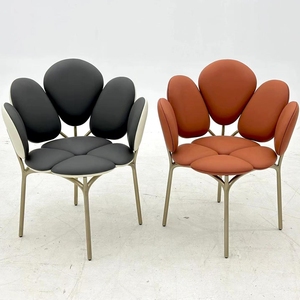 OEM nuova introduzione della produzione di massa Design classico modernista Pula bouclé sedia da pranzo - Product Image 4