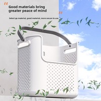 Ensemble de paniers à linge respirants en plastique PP moulé par injection, grande capacité, 3 tailles, rangement séparé pour sous-vêtements et vêtements