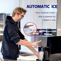 Machine à glaçons portable de comptoir en gros, machine à glace pilée, distributeur automatique de glace électrique, machine à glaçons pour la maison et la cuisine