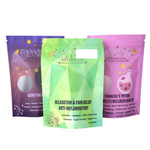 Kantong Mylar Berdiri dengan Logo Kustom dan Jendela Transparan untuk Kemasan Permen Gummy, Kue, dan Makanan - Product Image 3