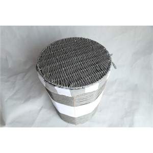Round Handmade Woven <b>Laundry</b> <b>Basket</b> <b>With</b> <b>Lid</b> Eco-Friendly Storage <b>Basket</b> For Clothing Organizer Standing Type - Product Image 3