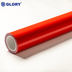 Vinilo Polimérico de Fibra de Carbono de 8mil TPU para Envoltura de Automóviles, Rojo <span class=keywords><strong>Escarlata</strong></span>, Estilo Ejecutivo, Antivaho, Visibilidad Clara, Brillante - Product Image 1