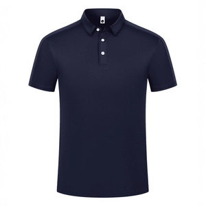 Camiseta Polo Promocional de Manga Corta, Color Sólido, Fibra de Poliéster, Azul Glaciar, para Uso Diario - Product Image 4