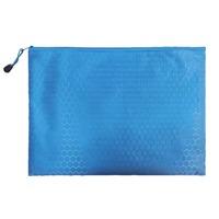 Carpeta de Documentos de Tela Oxford Impermeable Personalizada al por Mayor A4, Bolsa de Almacenamiento con Cremallera