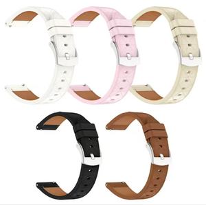 Correas de Reloj Inteligente de Cuero Sintético de 18 mm y 20 mm para <span class=keywords><strong>Amazfit</strong></span> <span class=keywords><strong>Bip</strong></span> <span class=keywords><strong>3</strong></span> Pro, Hebilla de Pin, Diseño Deportivo, Correa de Repuesto - Product Image 2