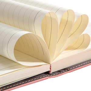 Bán buôn khuyến mại biểu tượng tùy chỉnh hình trái tim Khóa máy tính xách tay Pen Set A5 bơm lại PU da bìa cứng Tạp Chí 100 Loose-Leaf - Product Image 3