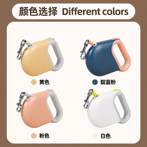 สายจูงสุนัขแบบยืดหดได้อัตโนมัติ 5 เมตร น้ำหนักเบา พกพาสะดวก สำหรับสุนัข - Product Image 4