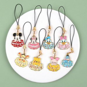 Llavero con Diseño de Mickey y <span class=keywords><strong>Minnie</strong></span> Mouse, Accesorios para Teléfono, Colgante Decorativo, Llavero, Regalo Promocional al por Mayor - Product Image 1