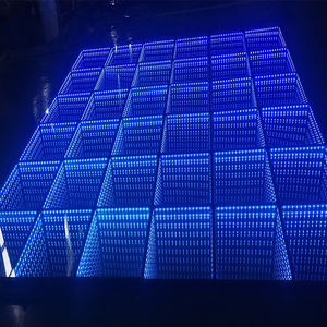 DJ illuminazione Infinity specchio LED pista da ballo blocchi telecomando per eventi e feste forniture imballate in caso di volo - Product Image 4