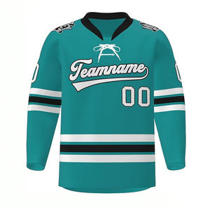 Jersey Hoki Roh Kustom Potongan Kiper Murah Kualitas Tinggi - Product Image 5