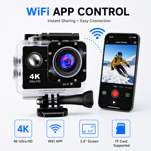 Videocamera Sportiva 4K Ultra HD WiFi Impermeabile fino a 30m, Schermo da 2.0 Pollici, Registratore Video Subacqueo, Supporto Scheda TF, 7 Colori - Product Image 3