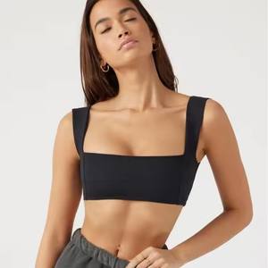 Soutien-gorge de <span class=keywords><strong>sport</strong></span> pour <span class=keywords><strong>femme</strong></span> à maintien moyen, dos croisé, rembourré, avec coussinets amovibles, idéal pour le yoga - Product Image 5