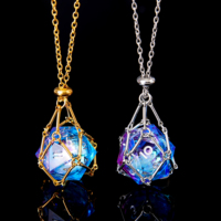 Pendentif dés polyédrique D20 de 22 mm avec cœur liquide rouge effet goutte d'encre, pour Dungeons and Dragons, jeu de rôle de table, cadeau