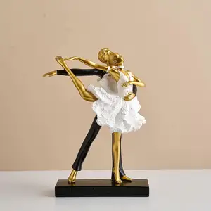 Saminds Paar Ballerina Beeldjes, Danser Liefde Sculpturen Voor Geschenken, Ballet, Standbeeld Home Decoraties Woonkamer, Slaapkamer, Boe