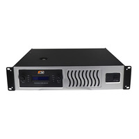 Amplificateur de puissance audio d'intérieur professionnel 2*1200 Watt de classe TD d'usine OEM pour DJ KTV Performance Metal Shell