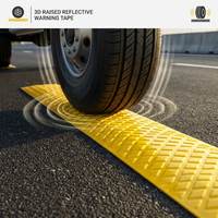 OEM Maßgefertigtes 3D-Reflektorband vom Hersteller, Vibrationswarnband für Straßensicherheit, Hochsichtbares Verkehrsmarkierungsband