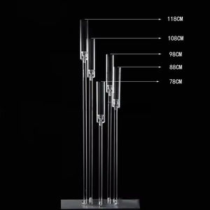 Candelabro Acrílico Moderno de 3, 5, 8 y 10 Brazos, Centro de Mesa para Bodas, Decoración para Mesa de Boda - Product Image 3