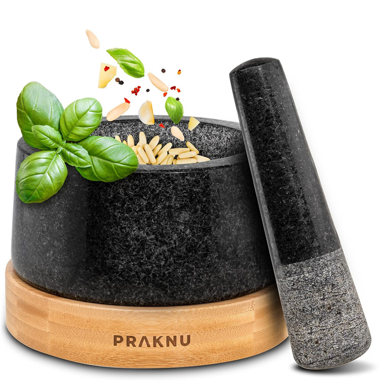 Granite Mortar with Pestle with Sustainable
