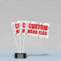Drapeaux miniatures à agiter à la main à prix abordable, drapeaux légers avec bâton pour événements extérieurs, défilés et décorations