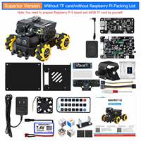 Modelos grandes AI Raspbot V2 Mecanum Wheel Car basado en OpenCV y programación Python para ROS2 Humble Raspberry Pi 5