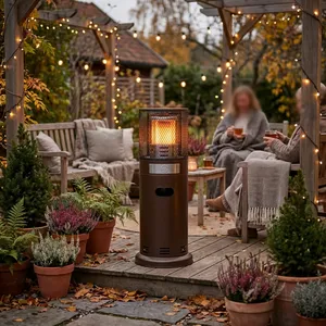 Chauffe-terrasse au <span class=keywords><strong>gaz</strong></span> portable <span class=keywords><strong>professionnel</strong></span>, design moderne pour <span class=keywords><strong>chauffage</strong></span> <span class=keywords><strong>extérieur</strong></span>, certifié CE pour utilisation en jardin et sur terrasse - Product Image 1