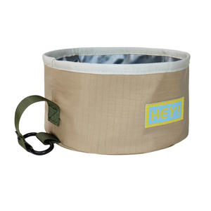 Custom Washable Canvas <b>Dog</b> Bowl 6-Section Foldable Outdoor Portable Pet Feeder OEM Private Label Lightweight Travel Bowl - Product Image 1