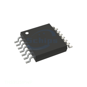 Electronic Components Supplies THS3125IPWP Chip IC OPAMP CFA 2 CIRCUIT 14HTSSOP In Stock 14 PowerTSSOP (0.173", 4.40mm Width) - Product Image 1