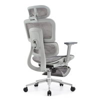 Chaise de bureau ergonomique pivotante en maille intégrale de haute qualité, fabrication chinoise moderne, directement de l'usine, pour le mobilier de bureau