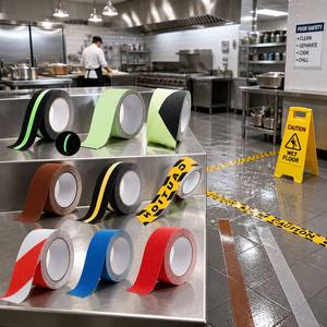 Bande Antidérapante Adhésive pour Escaliers et Sols, Ruban de Sécurité Abrasif en PVC Résistant à l'Eau, 50mm x 5m, Vente en Gros - Product Image 6