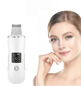 Nhà sử dụng vẻ đẹp thiết bị siêu âm Skin Scrubber da thìa mụn đầu đen Remover Skin Scrubber với LCD hiển thị