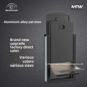 Оптовая продажа, тихая Запираемая двойная Магнитная внутренняя рама, дверца из алюминиевого сплава для домашних животных для кошек и собак для гостиной на новый год - Product Image 6