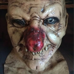 Masque intégral en latex d'horreur « Big Nose » pour déguisement effrayant, accessoires de cosplay, masque de clown effrayant pour Halloween et Noël - Product Image 3