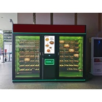 Distributeur automatique intelligent de café distributeur de nourriture chaude/pizza chaude/distributeur automatique de boissons avec le système d'ascenseur
