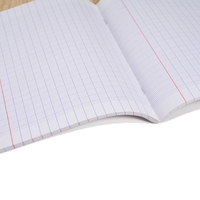 Cahier de composition pour les élèves des écoles personnalisé Design vert noir rouge marbre Style mathématiques musique école