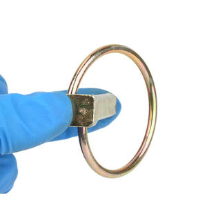 कार्बन स्टील गैल्वेनाइज्ड ओ-प्रकार सुरक्षा लॉक पिन रिंग और कृषि के लिए - Product Image 6