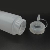 Botol Plastik Dispenser untuk Saus, Cuka, Minyak, Kecap, Selai, Madu, dan Bahan Pengoles Lainnya untuk Penyimpanan Makanan di Dapur