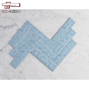 Carrelage mural en céramique <span class=keywords><strong>bleu</strong></span> océan, salle de bain, carreaux, dosseret de cuisine brillante, métro, océan - Product Image 3