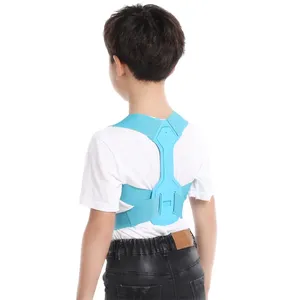 업데이트 된 어린이 조정 가능한 상부 쇄골 지지대 목 어깨 직립 교정기 등 받침대