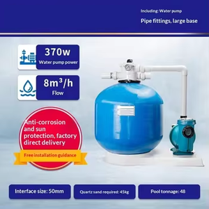 Système <span class=keywords><strong>de</strong></span> filtration <span class=keywords><strong>de</strong></span> l'<span class=keywords><strong>eau</strong></span> par réservoir <span class=keywords><strong>de</strong></span> <span class=keywords><strong>sable</strong></span> <span class=keywords><strong>de</strong></span> quartz avec circulation, 8000 L/heure, 220V, pompe à <span class=keywords><strong>eau</strong></span> intégrée, équipement pour poissons, garantie 1 an - Product Image 4
